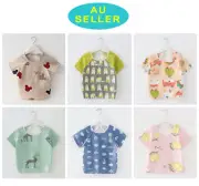 3PCS Baby Kids Toddler Pure Cotton Waterproof Art Smock Feed Bib Apron