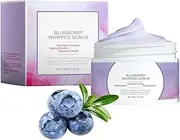 Blueberry Exfoliating Cleansing Scrub,Blueberry Whipped Scrub,Blueberry Exfoliating Cleansing Scrub,for Smooth Skin,Deep Hydrating