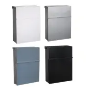 Wall Mount Mailbox Letterbox Vintage Style Locking Security Mailbox Key Lock