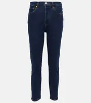 [Re/Done] Re/Done ‘90s high-rise cropped skinny jeans 30 blue