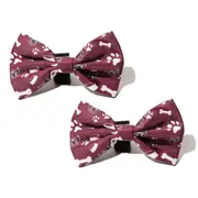 2x NRL Manly Sea Eagles Pet Bowtie Dog Necktie Ribbon Collar Accessory One Size