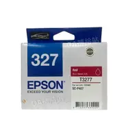 在飛比找蝦皮購物優惠-【OA補給站】含稅 EPSON T3277 原廠紅色墨水匣 