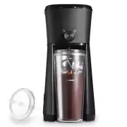 Iced Coffee Maker with 20 Fl Oz Reusable Tumbler and Filter Countertop Kitchen