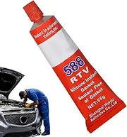 Rtv Silicone Gasket Maker | High-Temp Red Rtv Silicone Gasket | 55g Non-Corrosive Gasket Maker for Bonding Internal Combustion Engines, Steam Turbines, Automotive Engine Parts