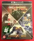 Coffret 4K Film Bundle Edge of Tomorrow, Ready Player One, Pacific Rim, Godzilla