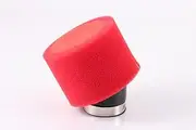 RED 42MM BENT ANGLED FOAM AIR FILTER POD 150CC PIT QUAD DIRT BIKE ATV BUGGY