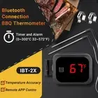 Inkbird Digital Food Thermometer Bluetooth Meat Probe Cooking BBQ 2 Probe IBT2X