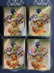 Prismatic Evolutions Eevee Sleeves 4 Pack Bundle 260 Sleeves Total