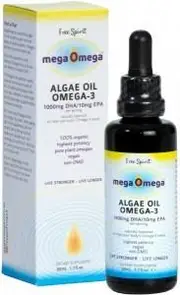 Free Spirit MegaOmega Algae Oil Omega -3 50ml