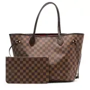 NWT Authentic 2022 Louis Vuitton Neverfull MM Damier Ebene Cherry Bag With Pouch