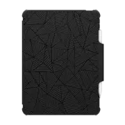 iPad Pro 12.9-inch (5th/6th gen) Impact Folio Case Abstraction Lines #2 Black and White