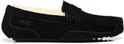 [UGG AUSTRALIAN SHEPHERD] UGG AS Mens Moccasins Australian Sheepskin Wool Lining Water Resistant Nonslip Black