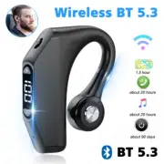 Wireless Bluetooth 5.3 Earpiece Noise Cancelling Driving Trucker Headset Earbuds