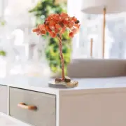 Modern Ornaments Crystal Tree Exquisite Details Decor Office