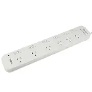 6 Outlet Individual Switch Power Board