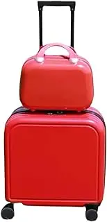 [KYUSAR] Carry On Luggages Suitcase 2 Piece Sets Suitcases with Spinner Wheels, Hard Shell Carry On Suitcase Set Luggage Suitcases (Color : A, Size : 18in)
