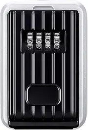 Key Storage Box Wall Mounted with Cover 4-Digit Combination Password Key Safe Box Resettable Code Key er