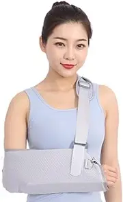 Forearm Sling, Neck and Shoulder Support, Detachable Rehabilitation Strap