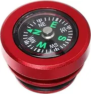 LOORGVEL Aluminum Cigarette Lighter Cover with Compass for Cars and Motorcycles Durable Cap for Vehicle Accessories Protects Socket and Ensures Functionality