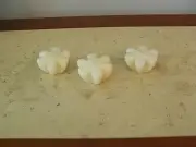 SPARKLING SNOWFLAKE FLOATING HOLIDAY CANDLES SET OF 3