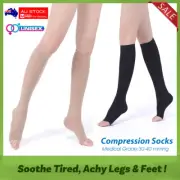Knee High Compression Socks 30-40 mmHg Medical Stockings Varicose Veins Flight
