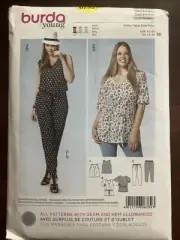 New BURDA Young Misses Top & Pants Pattern 6789 Size 16-28