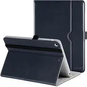 DTTO for iPad Mini 1 2 3 Case, Premium Leather Folio Stand Cover Case with Multi-Angle Viewing and Auto Wake-Sleep Function, Front Pocket for iPad Mini 1/Mini 2/Mini 3 - Blue