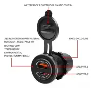 Quick charge QC 3.0 usb charger QC 4.0 pd c type charger 12v or 24v