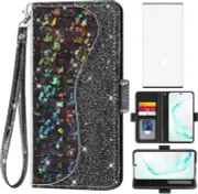 Phone Case for Samsung Galaxy Note 10 Glaxay Note10 5G Wallet Cover with Screen