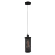 VENETO Table Lamp ES Black Mesh Oblong OD150mm with Black