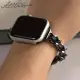 【ALL TIME 完全計時】Apple Watch S7/6/SE/5/4 42/44/45mm 極細編織鏈鋼錶帶
