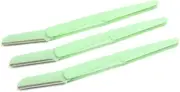 XYWHPGV® 9pcs Green Foldable Eyebrow Razor Trimmer Shaper Shaver Blade Hair Removing Tool w/Case(a7671 bb84b ed12c 08f16 04d7d 6e012