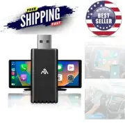 Effortless Wireless CarPlay Adapter with USB-C & A - Compatible with 600+ Models