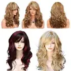 Beauty Hair Full Wig Wavy Long Curly Wigs Brown Gold Blonde Hair Wig Ombre