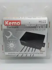 Kemo M122 12V Twilight Switch Relay Sensor Light Sensitive Switch UK Seller