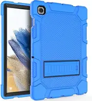 Rantice Galaxy Tab A8 Case with Kickstand, Hybrid Shockproof Rugged Cover for Samsung A8 Tablet, 10.5 Inch (SM-X200/X205/X207), Blue+Black
