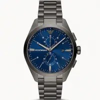 在飛比找Yahoo奇摩購物中心優惠-Emporio Armani 亞曼尼 紳男計時手錶 送禮首選