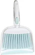 Mini Broom and Dustpan Set-Mini Whisk Set for Desk, Housekeeping, Office, Kitchen, Pet Nest, etc.,Daily Cleaning Necessity Plastic Mini Dustpan Set (Light Green)