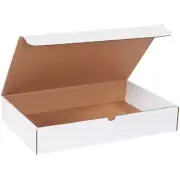18" X 12" X 3" White Literature Mailer (25 Per Bundle)