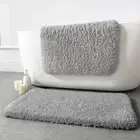 Rugs Set of 2 Non Slip Bath Mat Ultra Soft Microfiber Plush Bath Rugs Water Ab