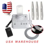 Dental Ultrasonic Piezo Scaler fit DTE SATELEC tips & 3PCS Handpiece replacement