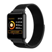 LAND 1 Full Touch IPS Screen Weather Music Control Brightness Adjust Heart Rate Blood Pressure Oxygen IP68 Smart Watch