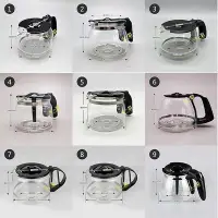 在飛比找Yahoo!奇摩拍賣優惠-【現貨秒發】原廠 美式咖啡機玻璃壺配件(適配迪朗奇鬆下）