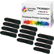 3 Sets BCMY Compatible Toner Cartridge for Brother TN-349 TN349BK TN349C TN349M TN349Y (6,000 Pages) for HLL9200CDW MFCL9550CDW