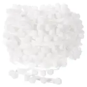 10 Yards Pom Pom Ball Fringe Trim Ribbon Sewing Trim DIY Crafts, 15mm White