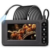 Industrial Endoscope Borescope Camera with Light, 4.3'' LCD Screen HD Digital...
