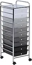 Honey Can Do 10 Drawer Shaded Storage Cart