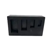 (4) Cavity 1-2-5-10 oz Silver Bar AG Graphite Ingot Mold