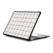 MacBook Air 13-inch (M1 / Intel) Impact Case Rustic Grid Light Beige Macbook