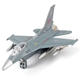 F16大黃蜂閤金戰機模型 迴力燈光仿真聲效烘培擺品批髮
